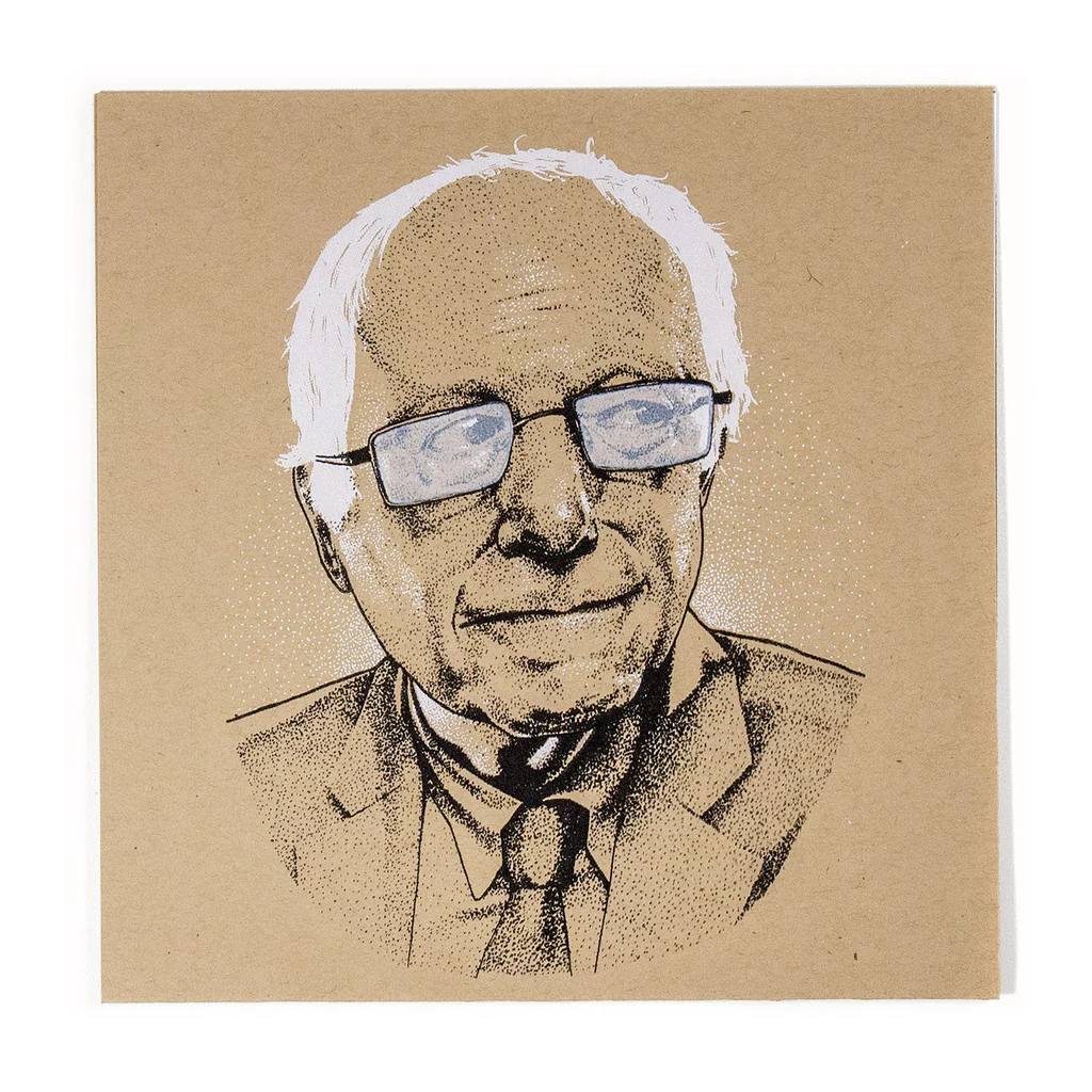 Bernie Sanders + Thurston Moore cover art