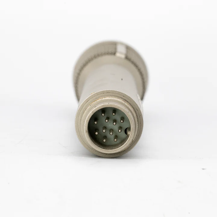 Close-up of Neumann SM69 microphone connector port
